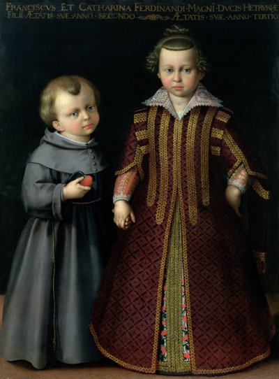 Francesco and Caterina de Medici by Cristofano Allori